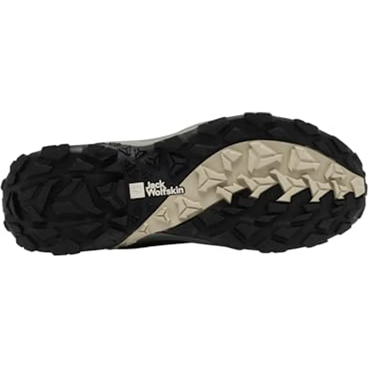 Jack Wolfskin Vojo Tour Texapore Mid, Wanderschuhe für Herren, wasserdicht, schwarz, Größe 46, mit griffiger Sohle und dämpfender Zwischensohle – Bild 6