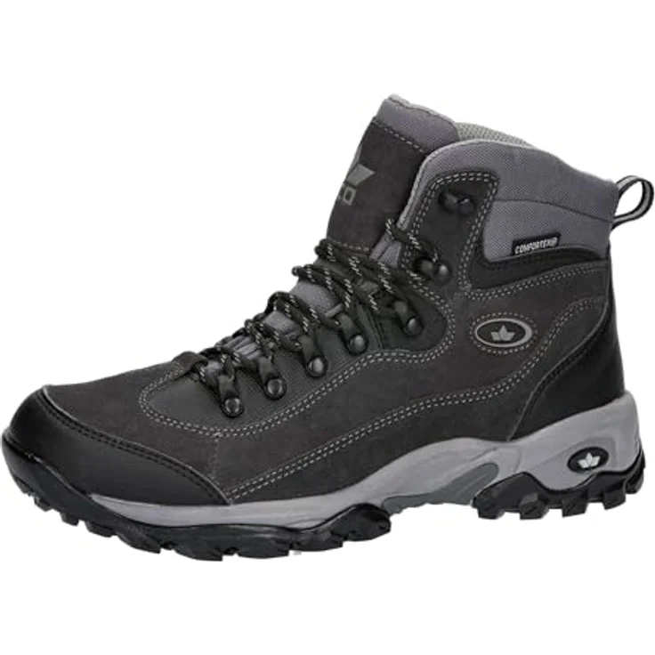 Lico Trekkingstiefel Milan 37, Veloursleder mit herausnehmbarer Innensohle und stark profilierter Gummi-Laufsohle – Bild 1