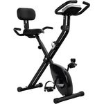 Miweba Sports Heimtrainer Fahrrad | Ergometer klappbar bis 150 kg - Beintrainer flüsterleise - Pedaltrainer - Indoor Bike, schwarz