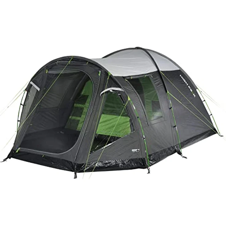 High Peak Santiago 5.0 Zelt grau/grün mit 190 cm Stehhöhe und abgedunkeltem Innenzelt – Bild 3