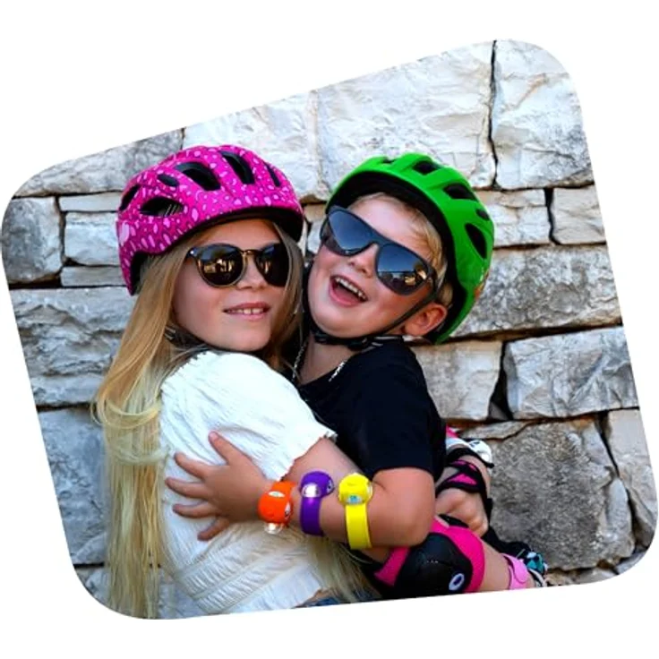Crazy Safety Cool Splash, Velohelm für Kinder mit robustem Schutz, komfortable Belüftung und anpassbarem Sitz, bunt – Bild 5