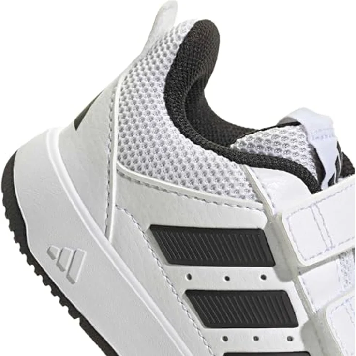 Adidas Tensaur Sport 3.0, Laufschuhe für Kinder, Synthetik-Obermaterial, Klettverschluss, Weiß/Schwarz – Bild 6
