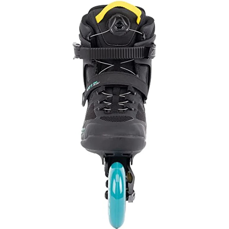 K2 Skates VO2 S 100 X BOA Inline Skates, Unisex, schwarz-blau-gelb, Größe EU 41.5, leistungsorientierte X-Training Skates mit 100 mm Rollen und Vortech-Ventilationssystem – Bild 3
