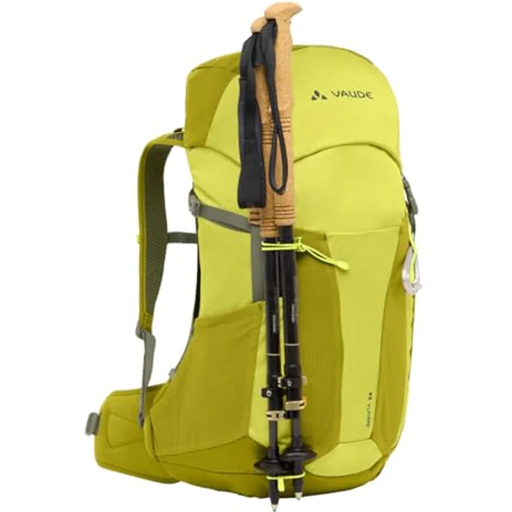VAUDE Brenta 24, Wanderrucksack 24 Liter mit Aeroflex 3D Belüftung, ErgoShape Schultergurten & abnehmbarer Regenhülle für Tagestouren – Bild 4