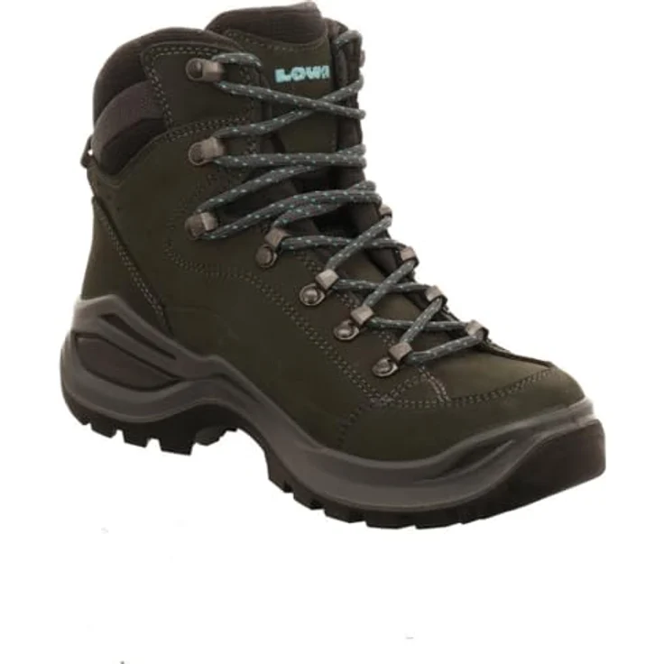 LOWA Renegade EVO GTX MID Ws, Wanderschuh für Damen aus Nubukleder & Textil, grau, Gr. 39 2/3 – Bild 3