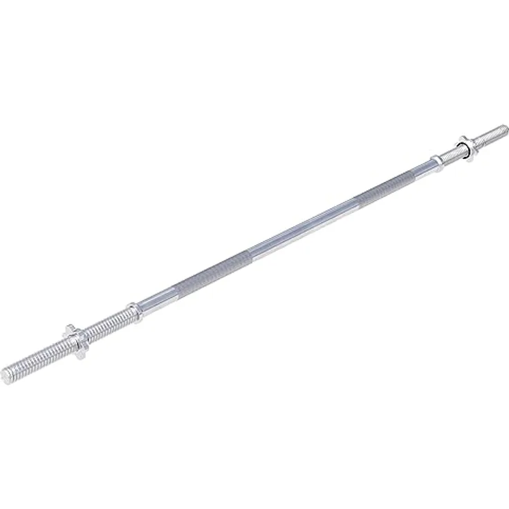 GORILLA SPORTS® Langhantelstange - Ø 30 mm, 150 cm / 180 cm / 200 cm lange, mit 2 Sternverschlüssen, bis 200kg Belastbar, aus Chrom - Langhantel, Hantelstange, Hantel, Langhantel-Stange