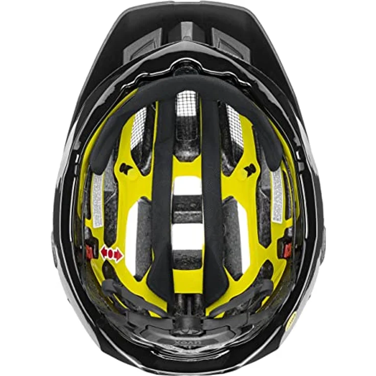 Uvex Quatro cc MIPS MTB-Helm, 52-57 cm, 17 Belüftungen, waschbar, Kameraadapter, Black-Jade Matt – Bild 4