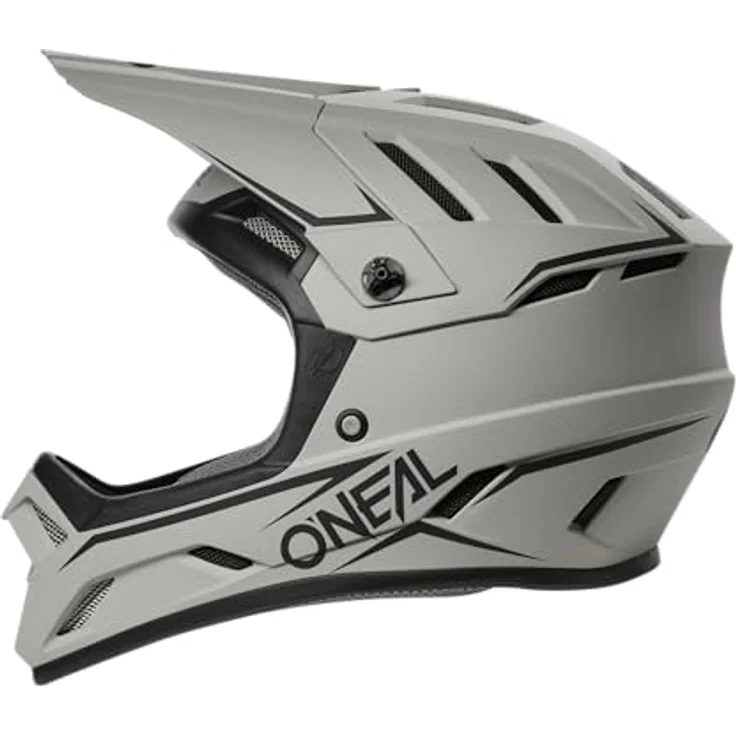 O'NEAL BACKFLIP Helmet, Downhill Fahrradhelm in Solid Gray, M (57/58 cm), mit hervorragendem Belüftungssystem und Fidlock Magnetverschluss – Bild 3