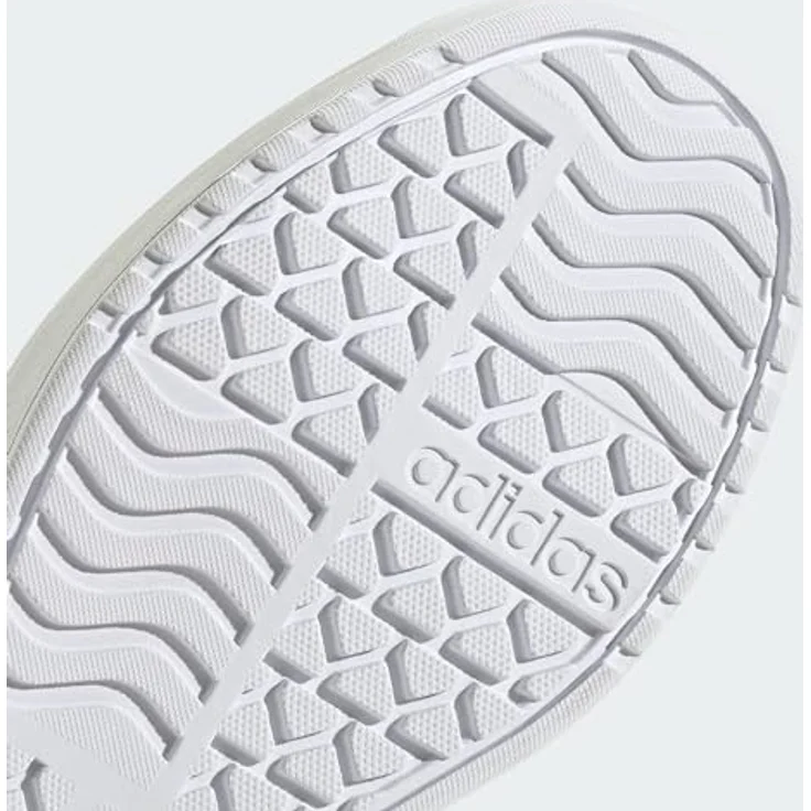 adidas VL Court Bold J IH4777, Kinderschuhe im Skate-Stil aus Leder, schwarz/weiß – Bild 7