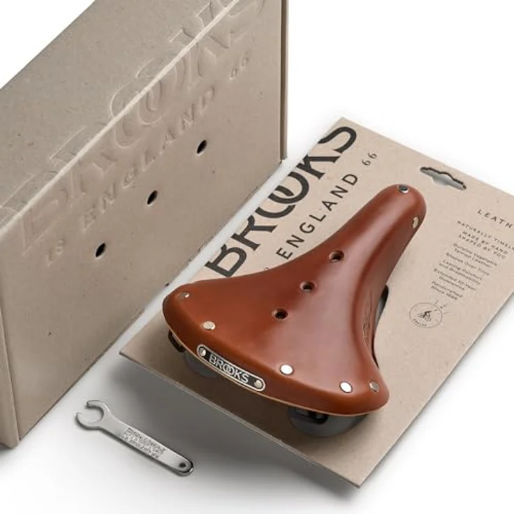 Brooks England B17, Velosattel für Langstrecken-Sporttouren, schwarz – Bild 6