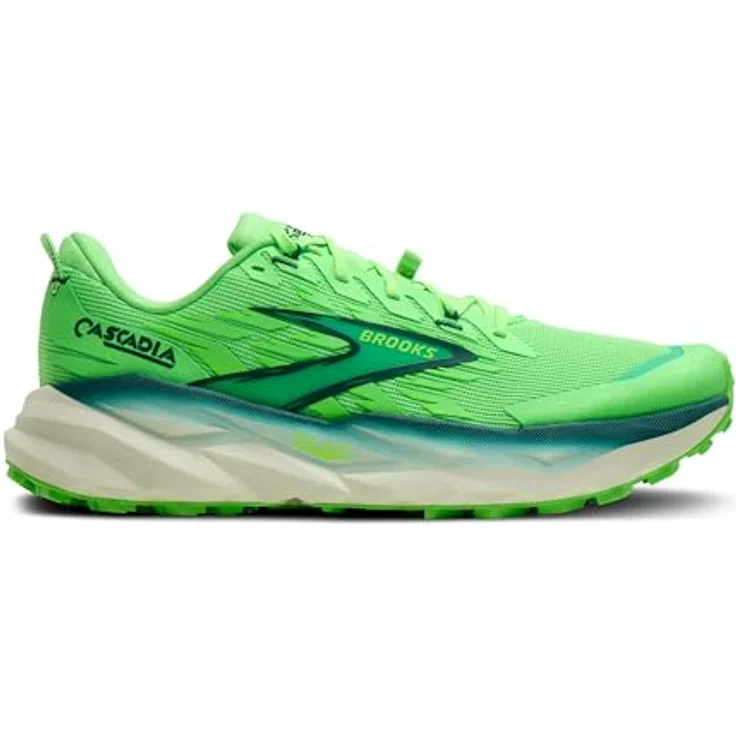 Brooks CASCADIA 19 Men, Trailrunning-Laufschuhe in grün, Größe US 9.5 - EU 43 - CM 27.5 - UK 8.5 – Bild 5