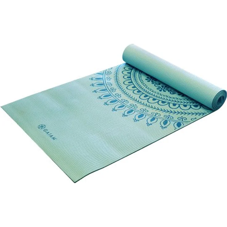 Gaiam Premium Yoga-Matte mit Aufdruck One Size Marrakesh, extra dick und rutschfest – Bild 1