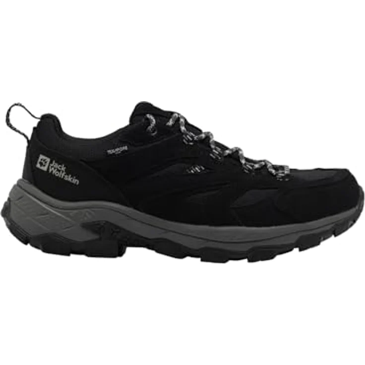 Jack Wolfskin Vojo Tour Texapore Low M, Wanderschuh mit wasserdichtem Obermaterial und profiliertes Sohle, Schwarz, Gr. 47 – Bild 2
