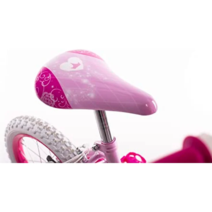 Huffy Disney Prinzessinnen Kinderfahrrad, 16 Zoll mit Puppensitz, geeignet für 105-117 cm, rosa – Bild 4