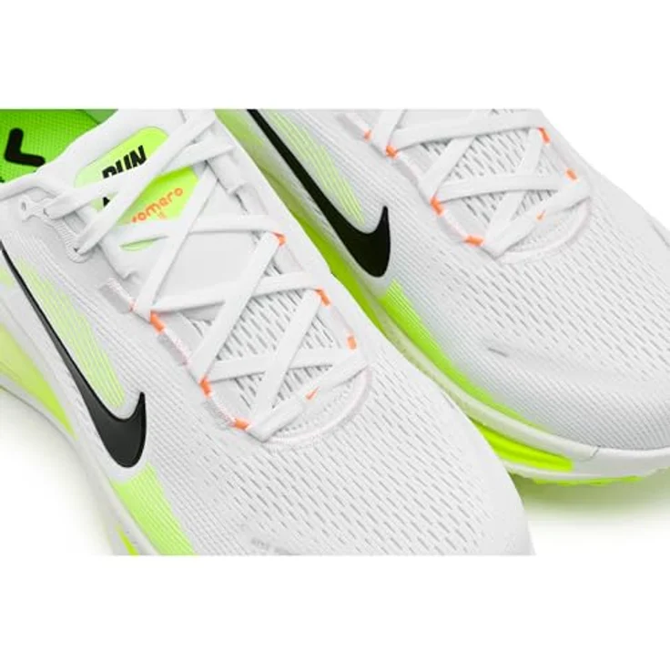 Nike Vomero 18, Laufschuhe für neutrale Pronation, atmungsaktives Mesh-Obermaterial, gepolsterte Innensohle, Weiß, EU 45 – Bild 7