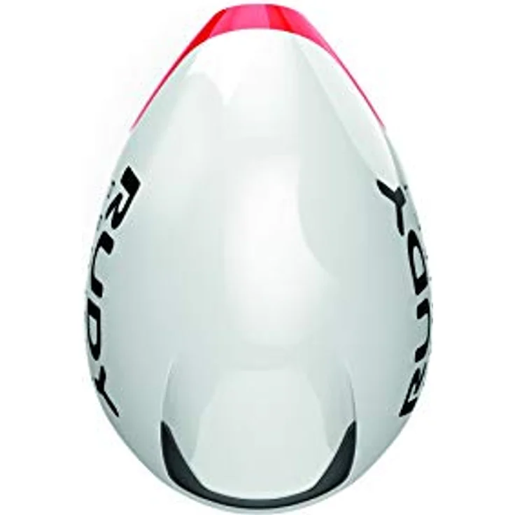 Rudy Project The Wing Helm, aerodynamischer Fahrradhelm mit abnehmbarer Fronthaube, weiß, S-M – Bild 8
