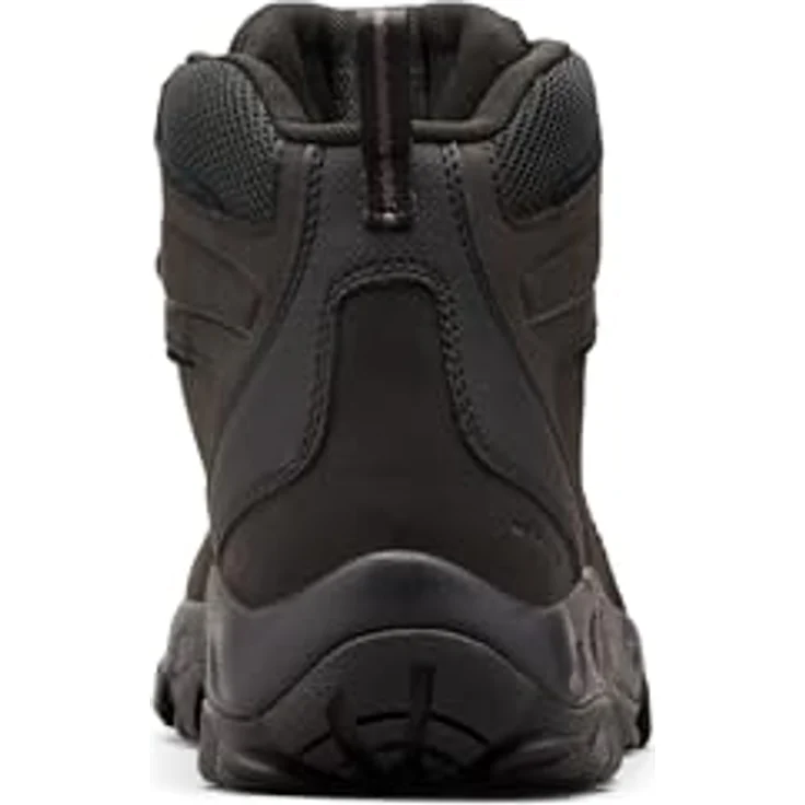 Columbia Newton Ridge Plus II, Herren Wanderschuhe, wasserdichtes Obermaterial aus Leder und Wildleder, rutschfeste Gummisohle, Schwarz, Größe 42 – Bild 3