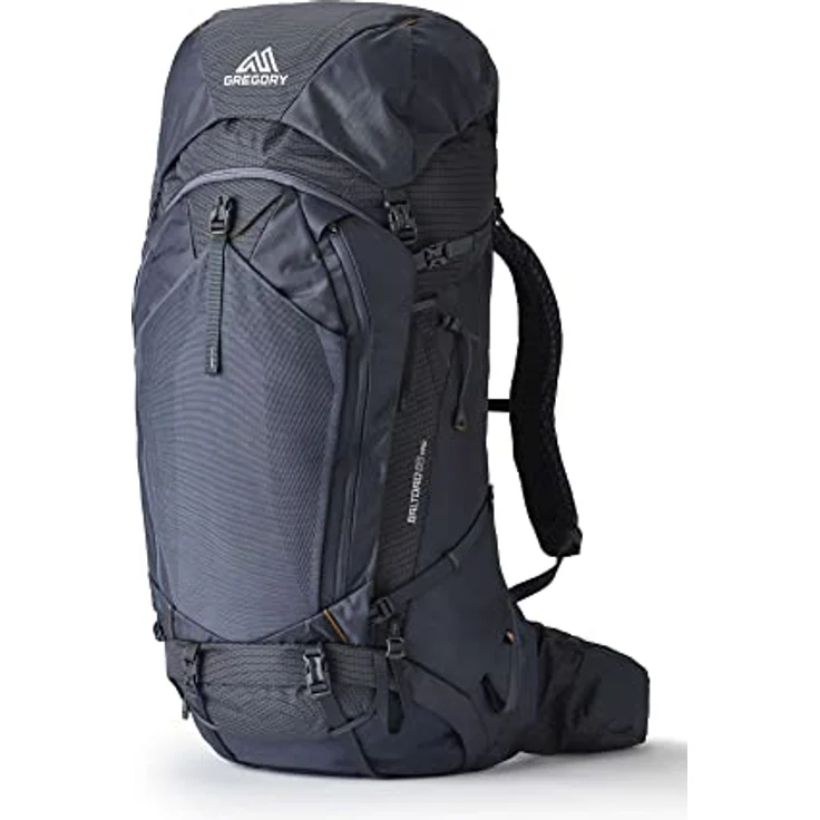 Gregory Baltoro 65 Rucksack Herren schwarz - 3D-AIR-Hüft und Schultergurtkomponenten, Matrix-Belüftung, verstärkte Stretchvordertasche – Bild 1