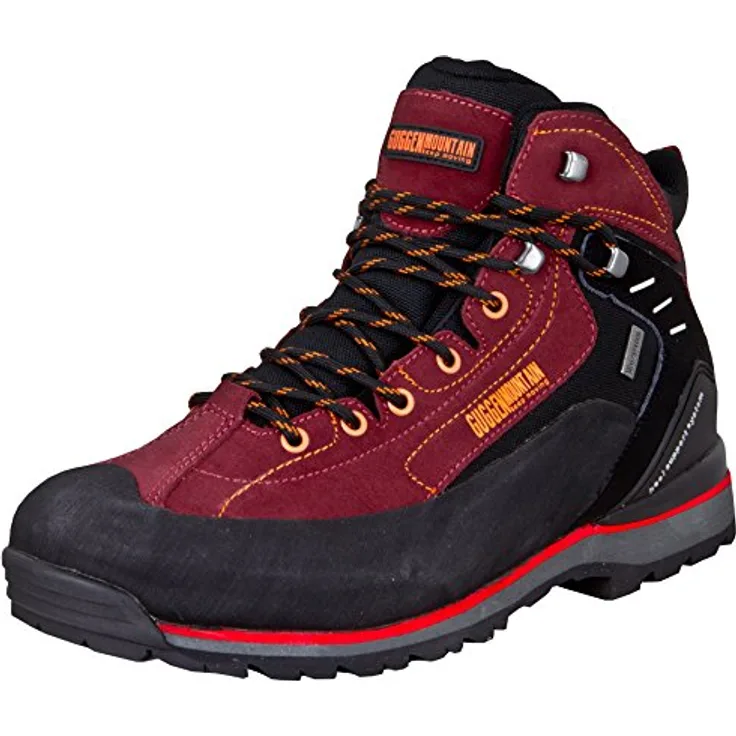 GUGGEN Mountain PM020, Herren Wanderschuhe mit Heel Support System, extrem leicht und Gummiummantelung für sicheren Halt