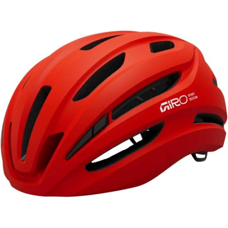 Giro Isode II, leichter Rennradhelm mit hoher Belüftung, rot, One Size – Bild 1