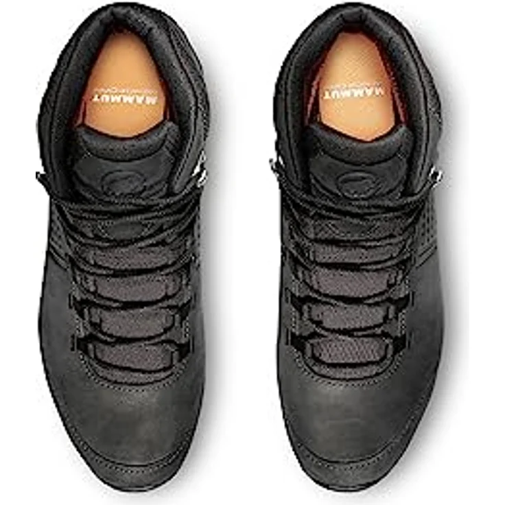 Mammut Mercury IV Mid GORE-TEX, Herren Wanderschuhe mit Vibram-Sohle und terracare® Nubukleder, Schwarz (44.5, 45) – Bild 3
