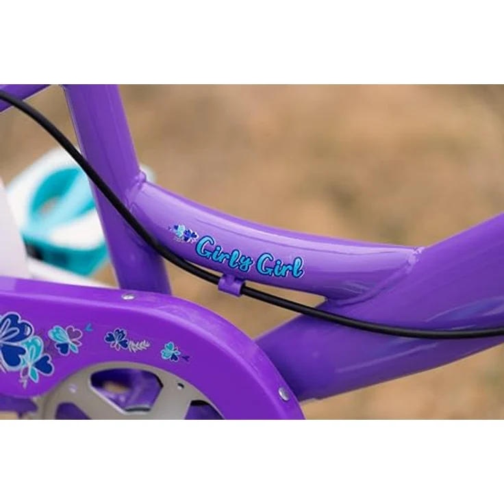 Huffy Girly Girl 20” Kinderfahrrad, Ein-Gang, lila, für Kinder 6-9 Jahre (117-136 cm) – Bild 4