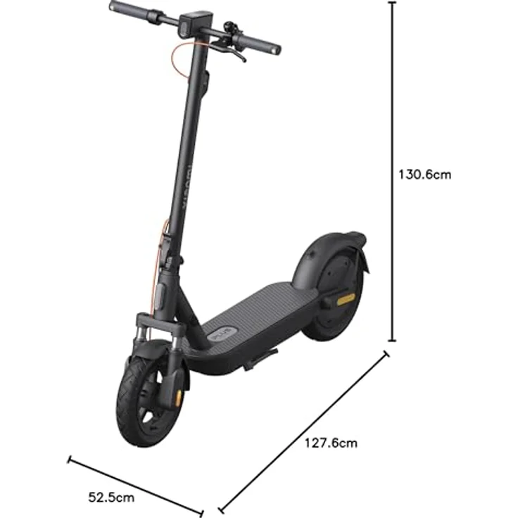 Xiaomi Electric Scooter 5 Plus, E-Scooter mit leistungsstarkem Motor und langer Akkulaufzeit, schwarz – Bild 10