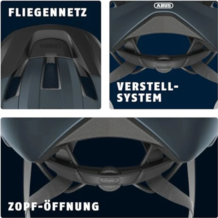 Abus Macator, Velohelm (52 - 58 cm) mit komfortabler Polsterung und guter Ventilation, verschiedene Farben erhältlich – Bild 5