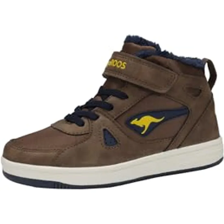 KangaROOS K-CP Kalley II EV High-Top Kinder Unisex Sneaker, warm gefüttert, braun