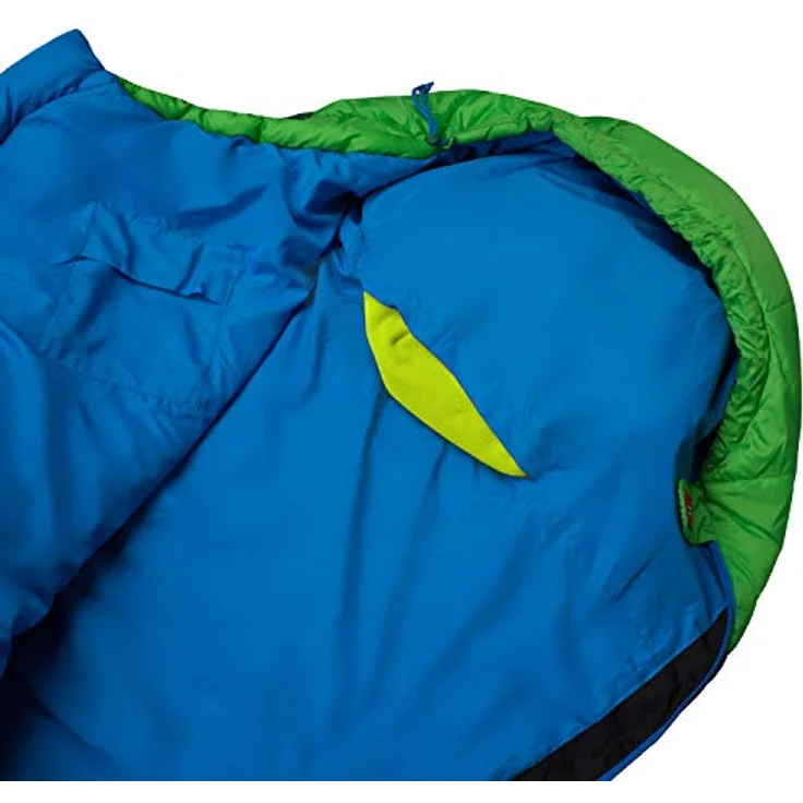 Trollkids Schlafsack Fjell Dreamer, Isolierend, Größenverstellbar, Dunkelgrün/Mittelblau, Einheitsgröße erweiterbar – Bild 5