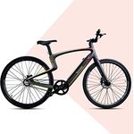 trends4cents Urtopia Smartes Voll-Carbon E-Bike Gr. M, Modell Rainbow (schwarz Mehrfarbig) 35Nm Blinker Projektion Anti Diebstahl Navi App Sprachsteuerung KI Ultraleicht