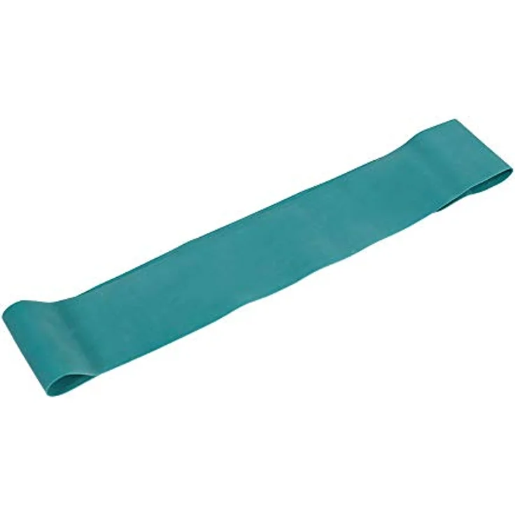 Togu Theragym Loop, Pilates-Band aus Latex, grün, mittel, inkl. Übungsposter für Dehnen und Kräftigen – Bild 1