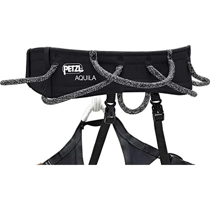 Petzl Aquila, Klettergurt (M) mit Fuseframe-Technologie, einstellbaren Beinschlaufen und 4 Materialschlaufen – Bild 5