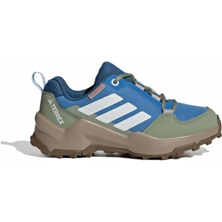 adidas Terrex AX4r, Wanderschuhe für Kinder, blau-weiß, wasserdicht, griffige Traxion Außensohle, dämpfende EVA-Zwischensohle – Bild 2