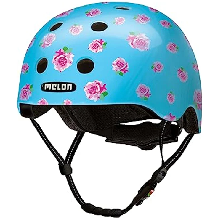 Melon Helm - Flying Roses M-L – Bild 2