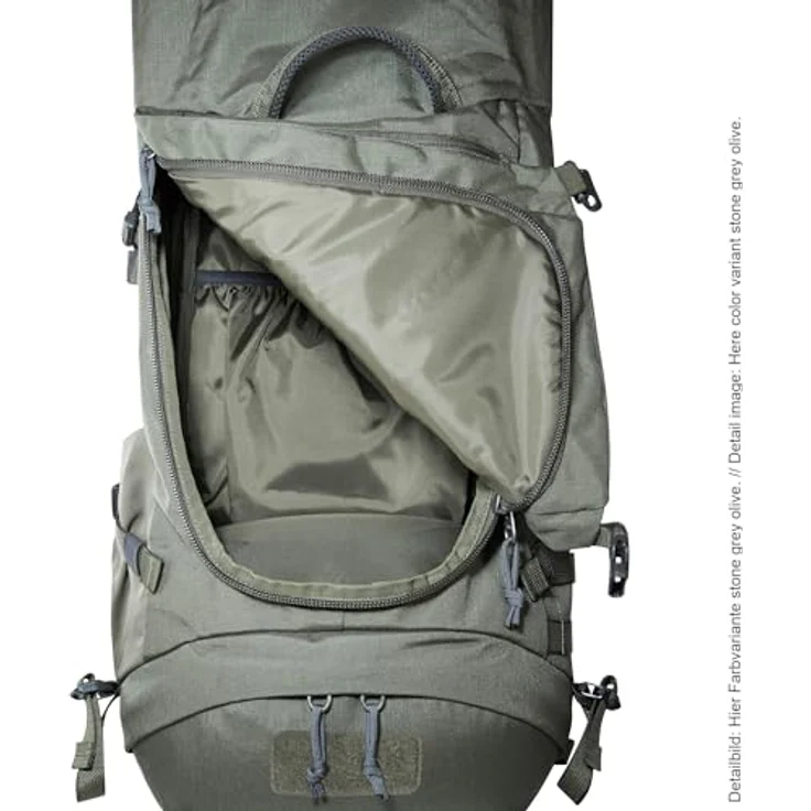 Tatonka Pyrox 40+10 Women BC, Bushcraft-Rucksack für Damen mit stufenlos einstellbarem Rückensystem, großer Frontöffnung, MOLLE-System und Bodenfach - 50 Liter – Bild 3