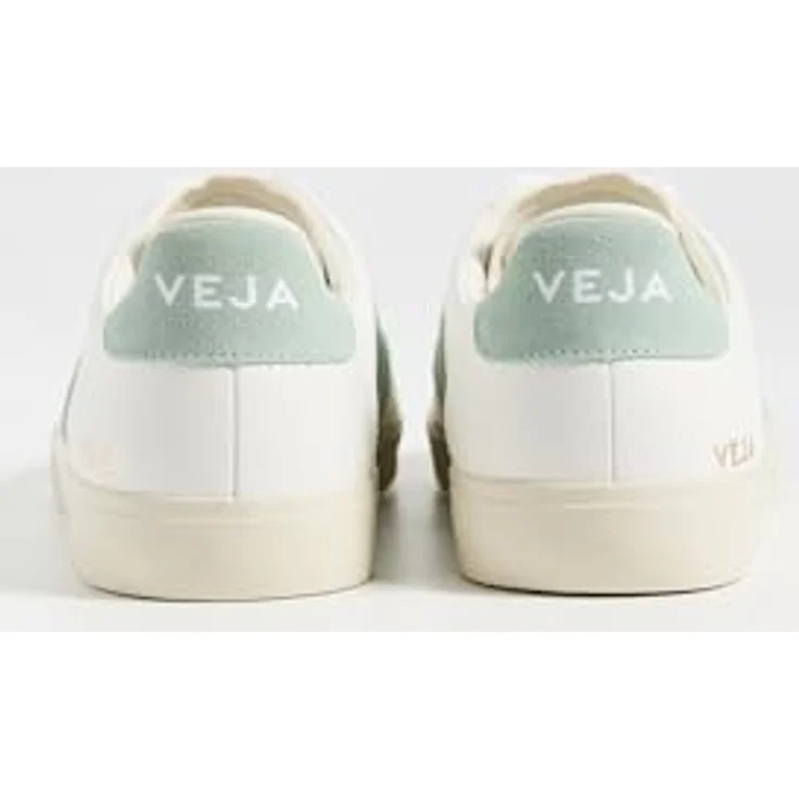 Veja Campo Herren Schnürung, Chromefree Leder Turnschuhe für All-Day Sport, Weiß Grün, Größe 42 EU, 8 UK, 9 US – Bild 3