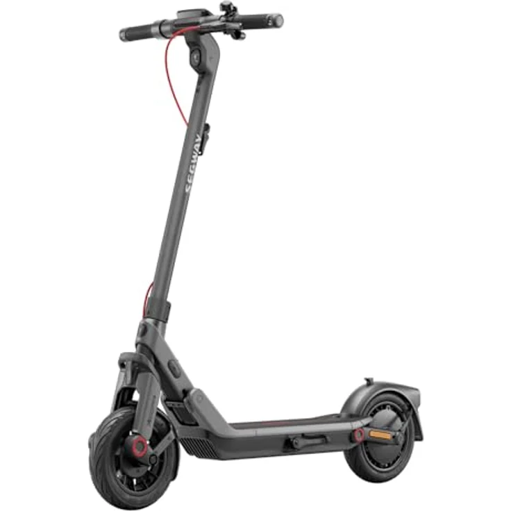 Segway-Ninebot E3 Pro D, E-Scooter für Pendler mit 55km Reichweite, faltbar, 17,9kg, Federung vorne & hinten, 10-Zoll Reifen, IPX5, Straßenzulassung – Bild 1