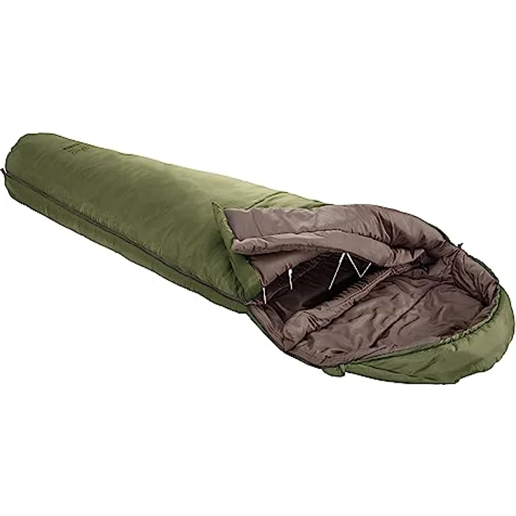 Grand Canyon 'Kansas 190' Schlafsack, Capulet Oliv, 210x80 cm - Mumienschlafsack mit Komfort bis 5 °C, Limit bis 0 °C, Extrem bis -16 °C – Bild 3
