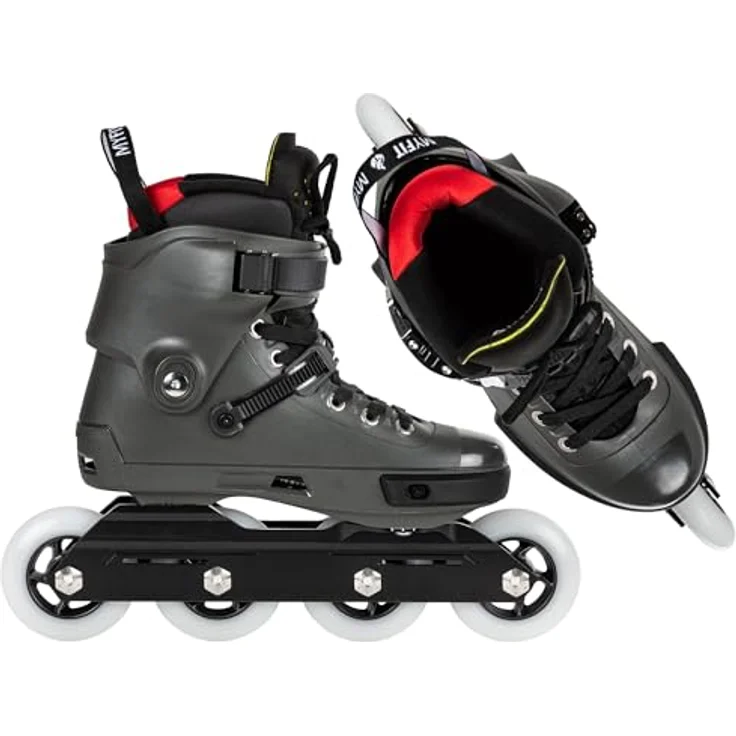 POWERSLIDE Next 90 Inline-skates Grau EU 40-41 - Urban Freeride-Stil, HXG-Rocker-Technologie, Trinity-3-Punkte-Montagesystem – Bild 8