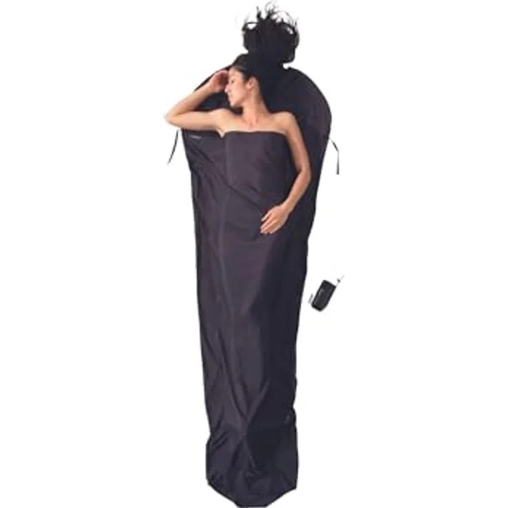 Cocoon Mummy-Liner Schlafsack, 241 cm, Thermolite und Seide, +6,3 °C Wärmeleistung, leicht und schnelltrocknend – Bild 1
