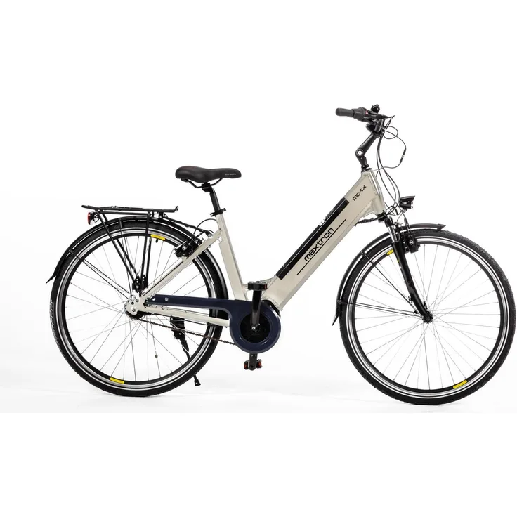 MAXTRON City Bike MC-5X, Elektrofahrrad mit Mittelmotor und integrierter Batterie