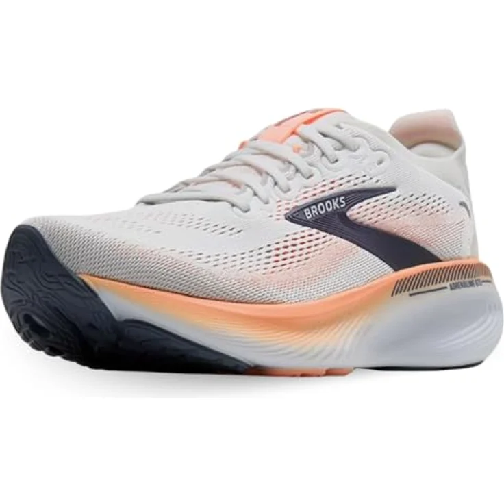 Brooks Adrenaline GTS 25, Laufschuhe für Damen mit atmungsaktivem Obermaterial, Weiß – Bild 1