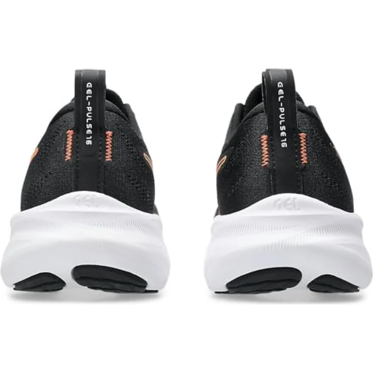 ASICS Gel Pulse 16, Herren Laufschuhe mit hoher Dämpfung, Black/Nova Orange, Größe 48 – Bild 6