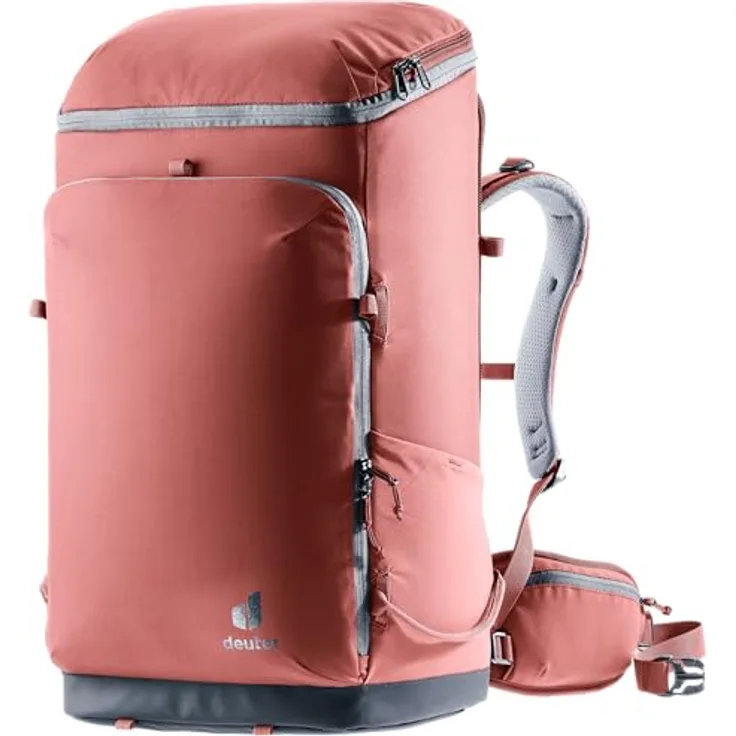 deuter Jaypack 34+ Fotorucksack, mit 4 Liter Volumenerweiterung, für DSLR und Tele bis 500 mm, grau
