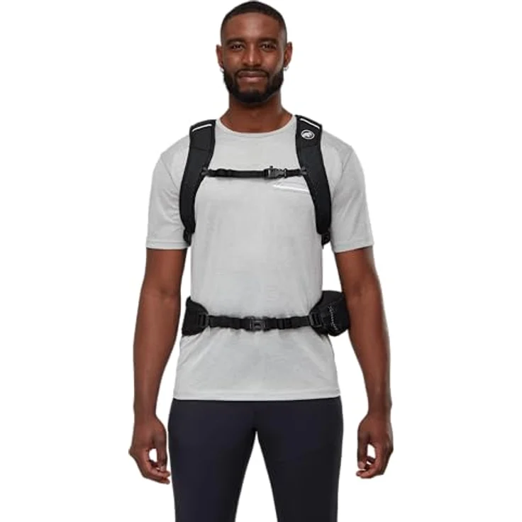 Mammut Lithium 20, Outdoor Wanderrucksack für Damen und Herren mit Brustgurt, Rückenbelüftung, 20l, Sapphire-Black – Bild 3