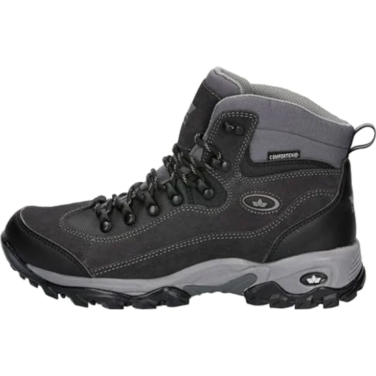 Lico Trekkingstiefel Milan 37, Veloursleder mit herausnehmbarer Innensohle und stark profilierter Gummi-Laufsohle – Bild 2