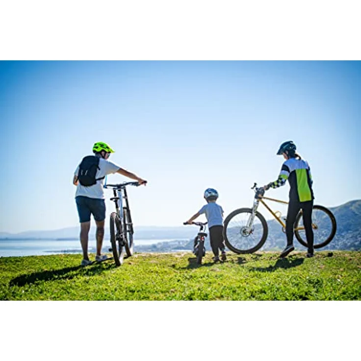 Bell Spark 2, MTB Helm mit Ergo Fit und 13 Belüftungsöffnungen, matte hi-viz yellow, Größe M – Bild 2