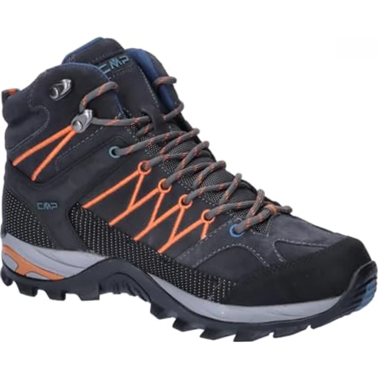 CMP Rigel Mid Herren-Trekkingschuhe, zuverlässige Wanderschuhe für hohen Komfort und Funktionalität, grau – Bild 9