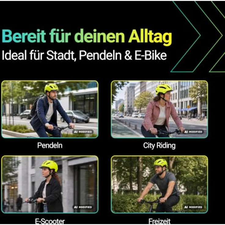 KED Ahead Pedalon E-Bike Fahrradhelm, mit LED-Rücklicht, Maxshell-Technologie, superleicht, Pedalon Yellow Green Matt, Größe 53-56 (S) – Bild 7